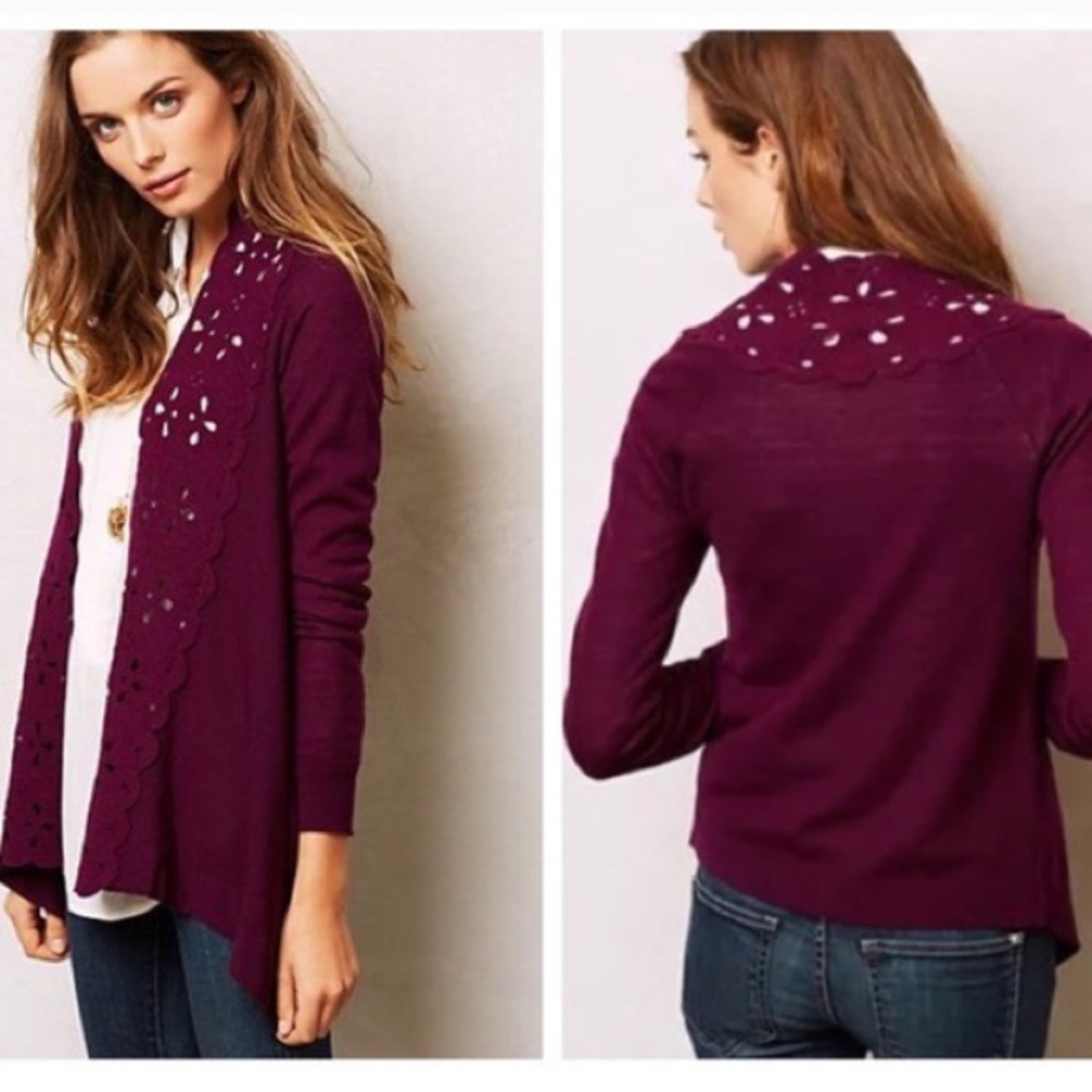 Anthropologie Sleeping On Snow Cora Cardigan